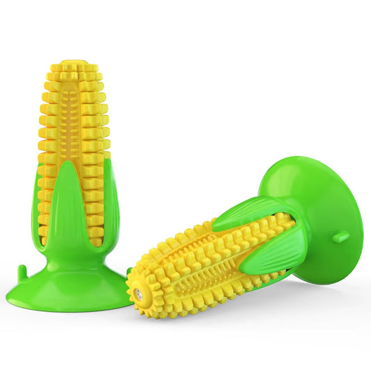 Pet Toys Corn Dog Stuff Sound Toothbrush Grinding Stick Dog Toys